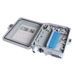 4 / 8 / 12 Core Outdoor Fiber Optic Termination Box With SC Adaptors And Pigtail