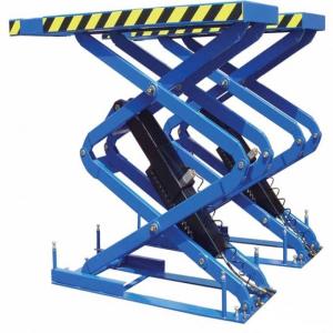 Wholesale Pneumatic Unlocking Garage High Rise Scissor Car Lift Rise Time 50s from china suppliers