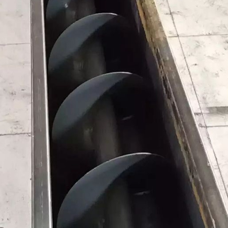 OEM Custom Mud Auger Shaftless Screw Conveyor for Dyeing Sewage Treatment