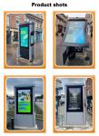 55 inch 4K Smart City Air Quality Sensor IK10 Explosion-Proof Glass Touch Screen