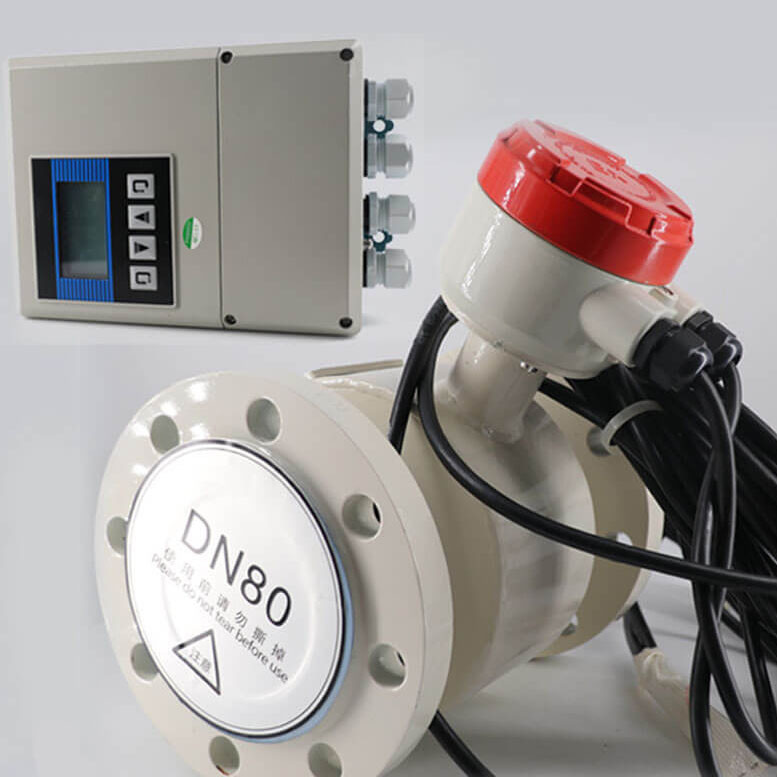 316S Stainless Steel Electromagnetic Flow Meter Hydrology Open Channel Electromagnetic Flow Meter