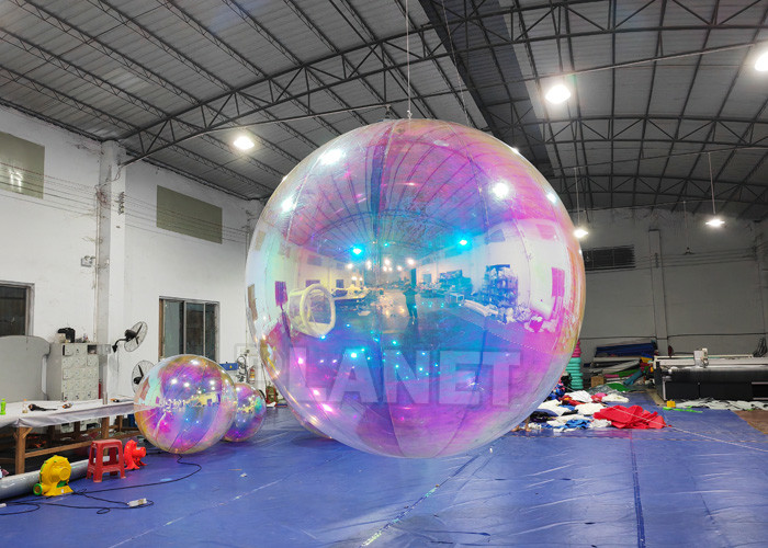 PVC Mirror Balls Christmas Decoration Inflatable Mirror Disco Ball Balloon