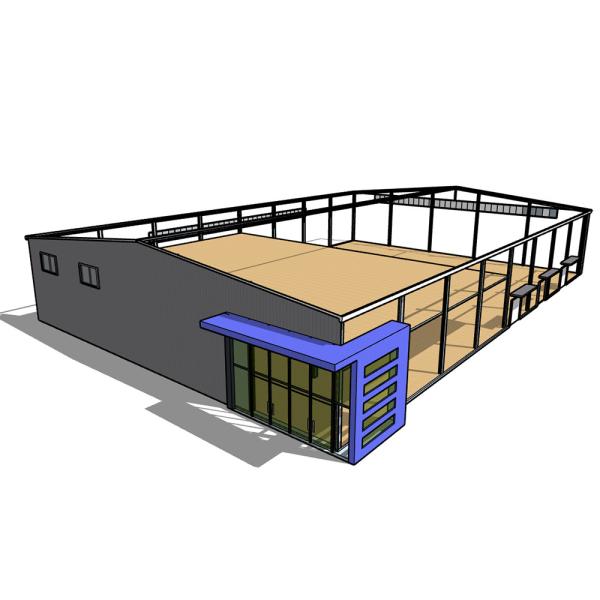 Self Storage Anti Earthquake Steel Frame Warehouse Building Industrial Metallic