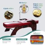 Thermal Therapy Jade Roller Massager Table Electric Automatic Heating Stone