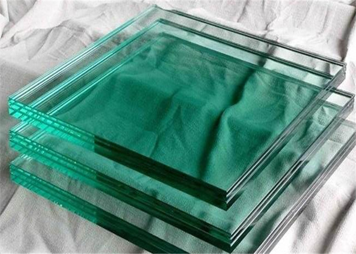 Coloured PVB Laminated Glass / 6mm Laminated Glass For Exhibition Hall
