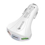 7A 3 USB CAR CHARGER QC3.0 TYPE-C+ USB Universal Compatible USB CAR CHARGER for