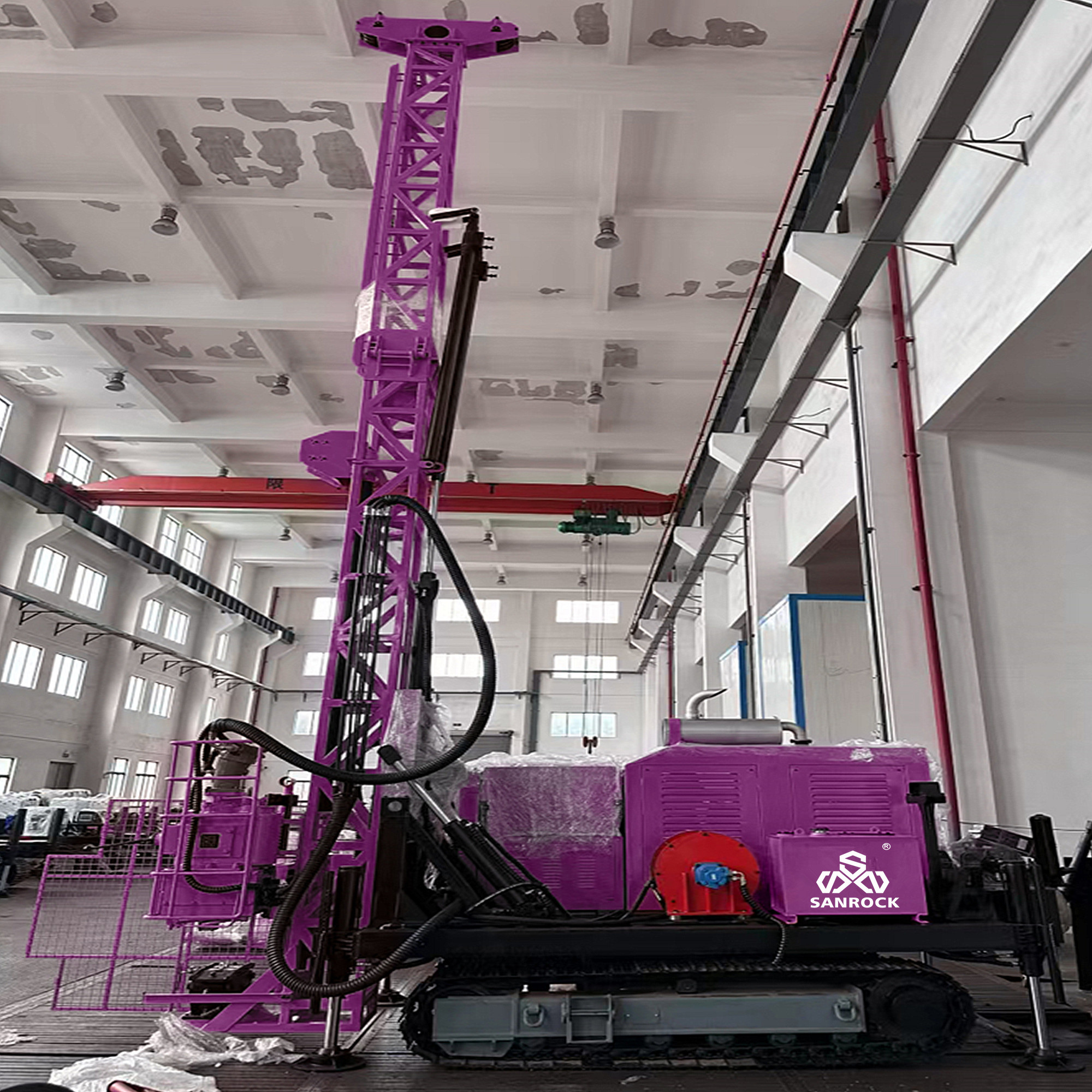 Geological Borehole Drilling Rig 1200m Hydraulic Diamond Core Sampling Drilling Machine