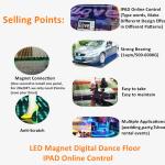 Interactive LED Stage Dance Floor 50*50 For Customizable Lighting Displays At