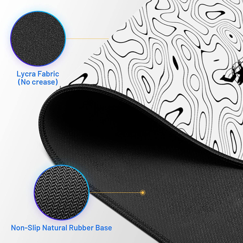 Waterproof Gaming Mouse Pad with Customized Design and Heat Transfer Printing Stocked