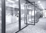 Dimming Glass Pivot Door Glass Partition Wall High-end Conference Door