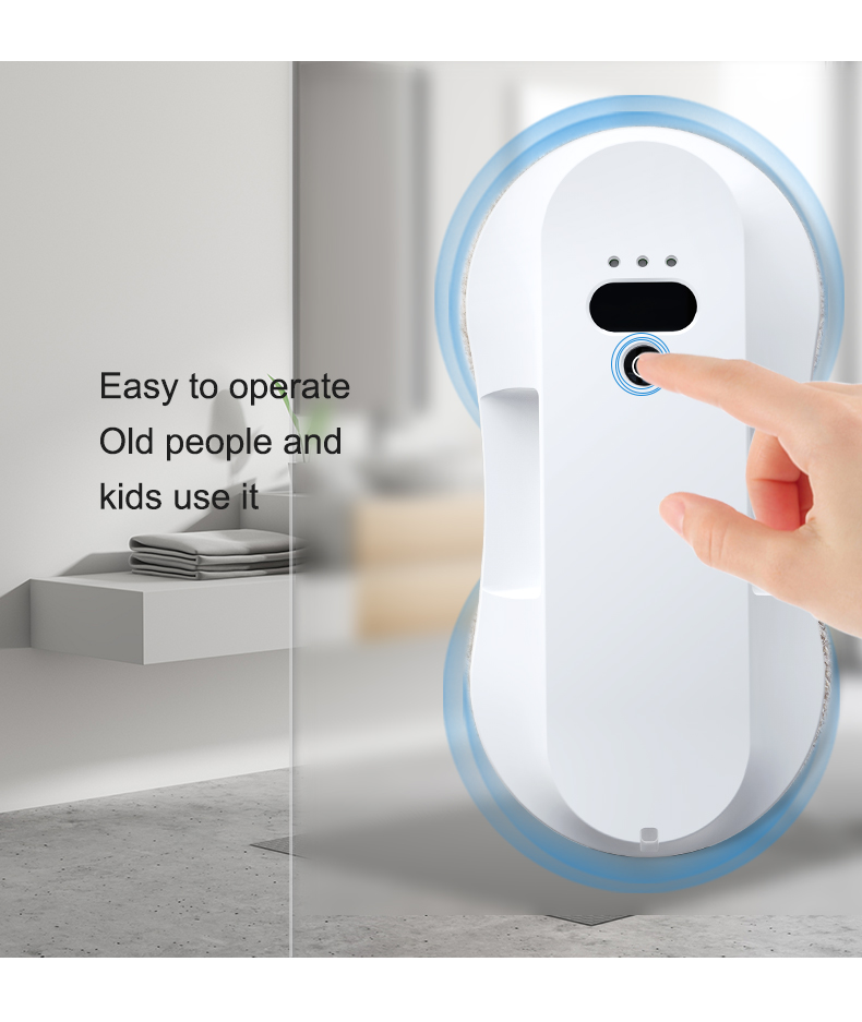 Ultra Thin Window Cleaning Robot with App-Controlled Remote Control and Private Mold