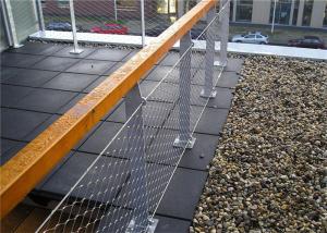Wholesale High Tensile Stair Railing Stainless Steel Ferrule Rope Mesh For Guard Rail Fence from china suppliers