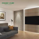 Veneer Finish Wood Slats Acoustic Wall Panel for Ceiling Soundproofing in Modern