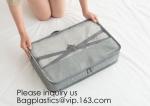Custom Private Logo Travel Accessories Laundry Pouch 4pcs Packing Cubes Set