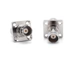 BNC Female to BNC Female 4 Holes Flange RF Coaxial Adapter