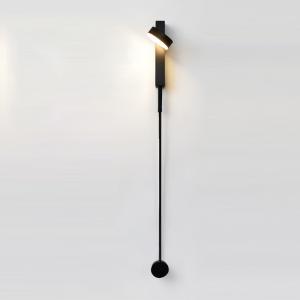 Wholesale Bedroom atelier Bedside Black Rotation LED art deco lamp bedside light (WH-VR-87) from china suppliers