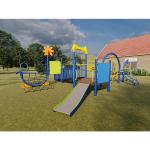 304 Stainless Steel HDPE Kids Playground Slide Commercial Use
