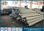 220KV Q345 Anti - Corrosive Steel Tubular Pole , Galvanized Light Pole