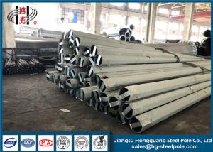 Wholesale 220KV Q345 Anti - Corrosive Steel Tubular Pole , Galvanized Light Pole from china suppliers