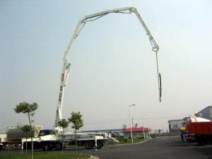 Wholesale 37m Concrete Pump Trucks 6x4 / Truck Mounted Concrete Pump 700L from china suppliers