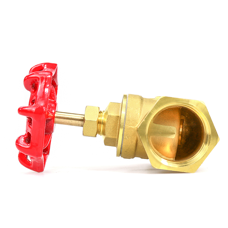 DN15 DN80 BSP NPT Brass Stop Valve PN16 With Manual Five Star Hand Wheel