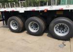 Q345B Steel 60 Ton Semi 20ft Shipping Container Trailer
