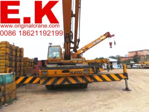 Wholesale Right Hand Drive Japanese kato 45ton rough terrainc crane lifting hoist(KR45H-IIIL) from china suppliers