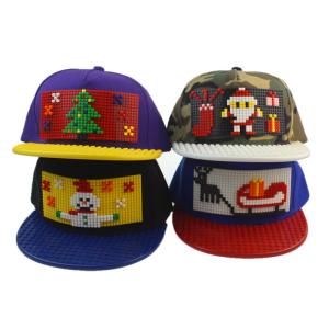 Wholesale Christmas Theme Adjustable Trucker Baseball Hat With Snap Closure from china suppliers