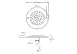 Ultra swimming pool light 12V Waterproof Submersible LED Light For Pool Fountain