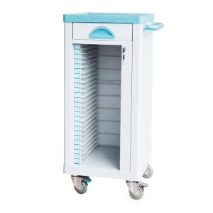 Wholesale ABS Plastic File Carry Medical Instrument Trolley Dossier Cart With Drawer from china suppliers