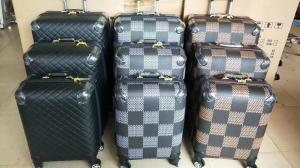 Wholesale Suitcase 20/24/28 Inch OEM Custom Logo Leather Aluminum Trolley Suitcase Luxury Luggage Sets from china suppliers