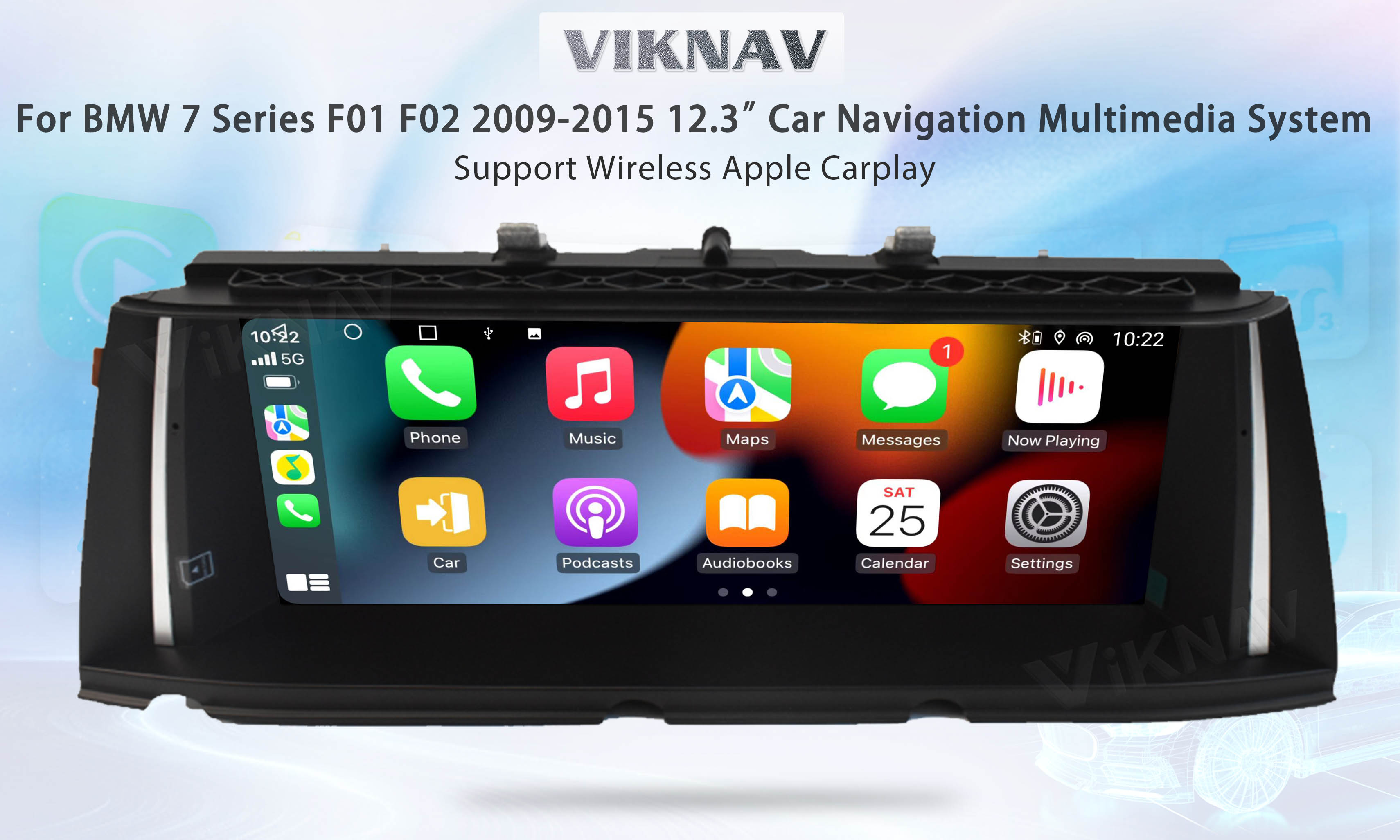 Viknav BMW Android Radio 7 Series F01 F02 2013-2015 NBT System Multimedia Carplay