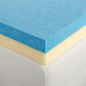 Wholesale Twin Size Memory Foam Mattress Topper 60D Weight BSCI / Woolworths Certified from china suppliers