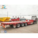 Detachable Lowboy 50t 13000mm Heavy Duty Low Bed Trailers