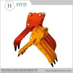 Excavator hydraulic Log Grapple, rotating wood stone bucket grapple