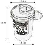 1.5L Plastic Medical Sharps Container For Used Needles Leakproof Square / Round