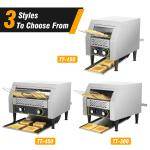 220V Commercial Electric Conveyor Toaster for Hotel/Restaurant Kitchen Food