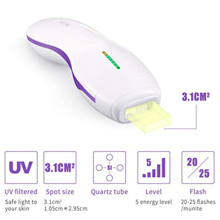 SR HR AC Personal Laser Hair Removal Machine , DEESS Ice Cooling Ipl Hair Removal System