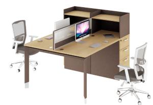 Wholesale modern 2 seater office panel workstation table furniture from china suppliers