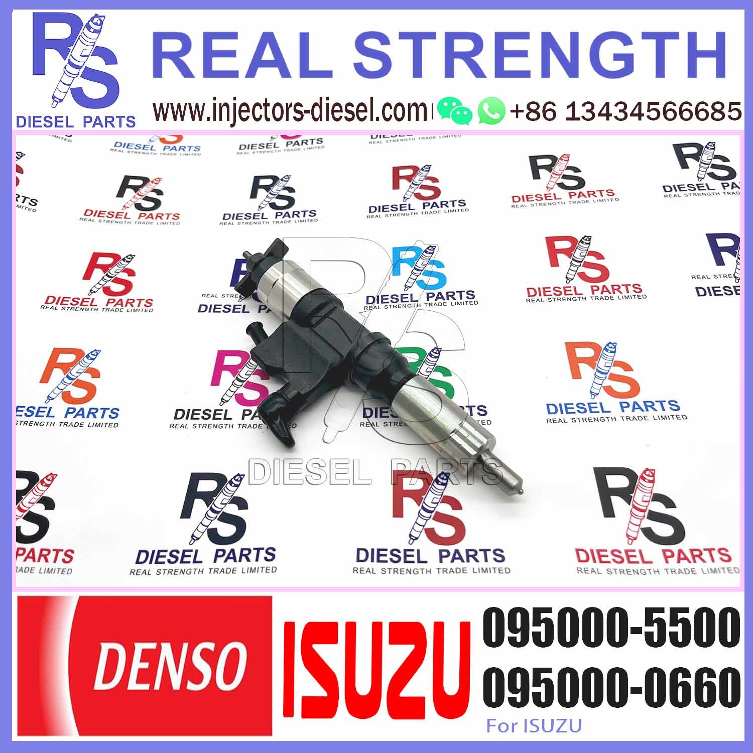 Common Rail Injector 095000-5500,095000-5501 for ISUZU 4HL1, 6HL1 8973675521,8973675522