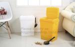 Dog Food Storage Container Large Airtight PET Food Container Measuring Cup 19lb