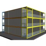 Expandable Prefabricated 20ft Flat Pack Container House Waterproof