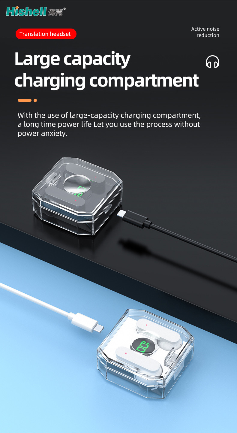Multiple Color K30 Wireless Translation Earbuds Online Translate 144 Languages