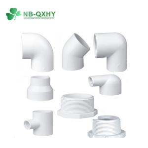Wholesale Reducer PVC Pressure Pipe Fittings 90 Degree Elbow ASTM D2466 SCH40 Wall Thickness from china suppliers