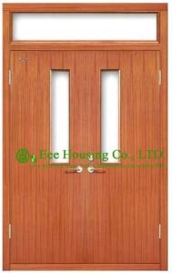 Wholesale Commercial fire retardant wood doors with glazing,UL Certificated is available from china suppliers