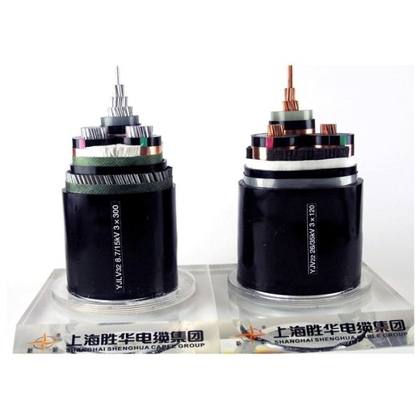 Industrial Plants Steel Wire Outdoor Armoured Electrical Cable 6.6KV - 35KV
