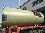 Cylindrical Durable FRP Horizontal Tank Filament Winding Water Reservoir