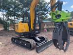 Manufacturer High Efficiency Excavator Hydraulic Steel Roc / Log Grab Hydraulic