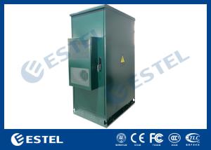 Wholesale Single Wall Insulation Telecom Cabinet With 2000W Air Conditioner And Fan Green Color from china suppliers