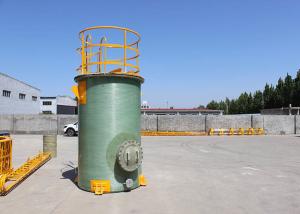 Wholesale Vertical Round FRP Chemical Tank Industrial Easy Installation 3000mm from china suppliers